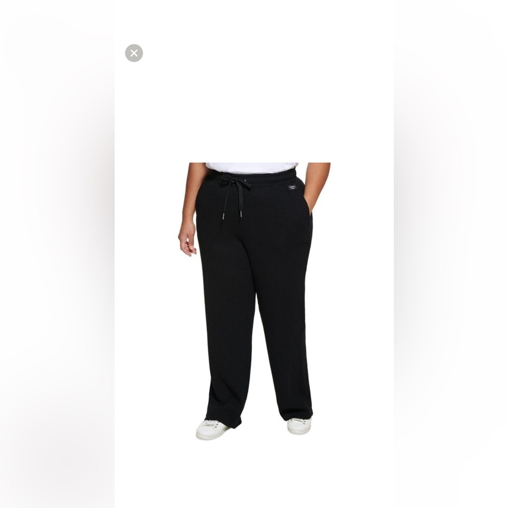 Calvin Klein black thermal activewear sweatpants NWT